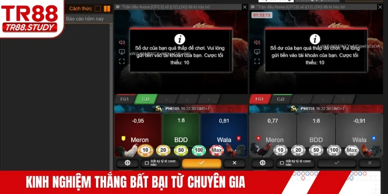 Kinh nghiệm thắng bất bại từ chuyên gia